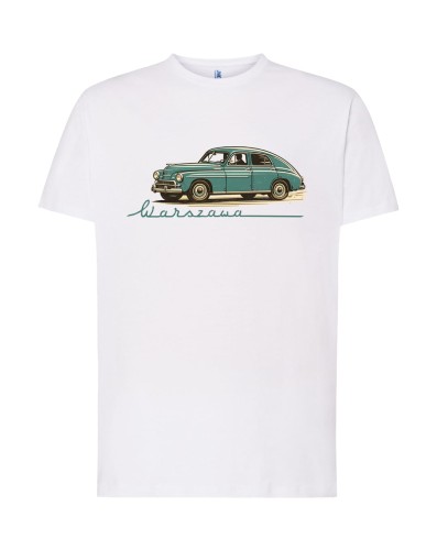 Warszawa 202 | biała koszulka t-shirt z nadrukiem | Print Majster