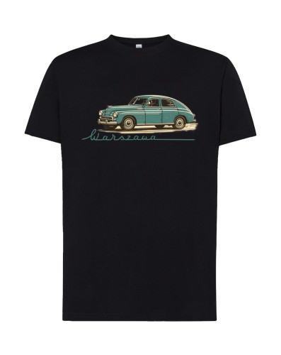 Warszawa 202 | czarna koszulka t-shirt z nadrukiem | Print Majster