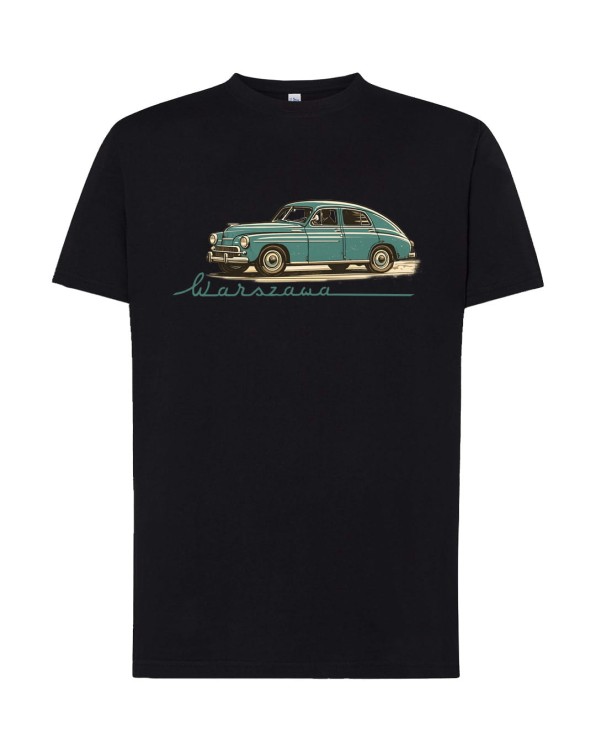 Warszawa 202 | czarna koszulka t-shirt z nadrukiem | Print Majster