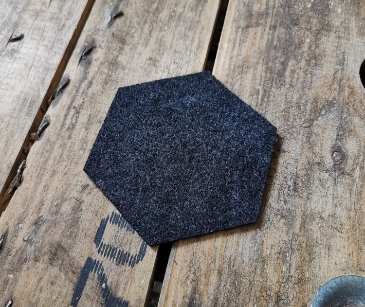 Podkładki filcowe "Hexagon" | Print Majster