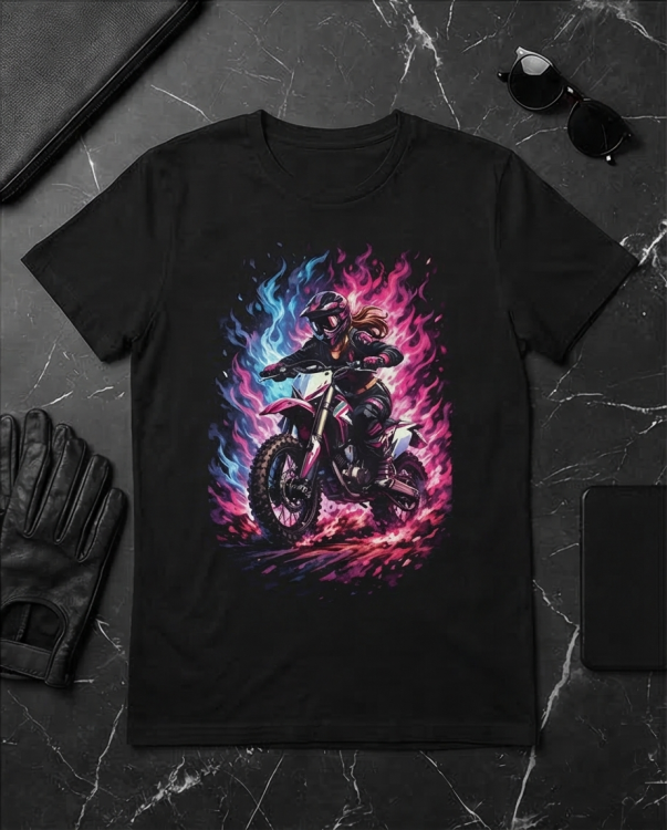 Cross dziewczyna | koszulka t-shirt z nadrukiem | Print Majster