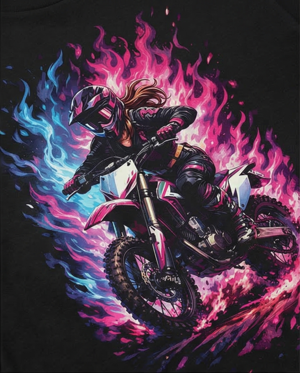 Cross dziewczyna | koszulka t-shirt z nadrukiem | Print Majster