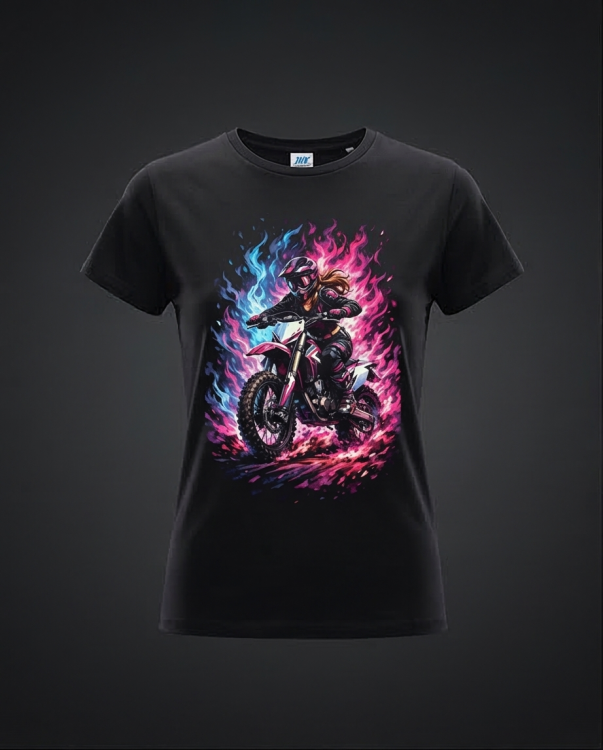 Cross dziewczyna | koszulka t-shirt z nadrukiem | Print Majster