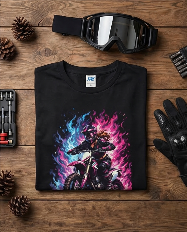 Cross dziewczyna | koszulka t-shirt z nadrukiem | Print Majster