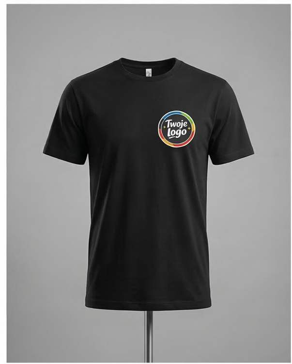 Koszulka t-shirt z Twoim nadrukiem - logo max 12 x 12 cm | Print Majster
