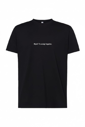 Koszulka t-shirt z napisem PROSTO: Myśl! | Print Majster