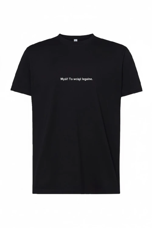 Koszulka t-shirt z napisem PROSTO: Myśl! | Print Majster
