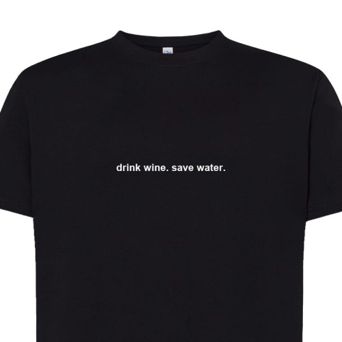 Koszulka t-shirt z napisem PROSTO: drink wine. | Print Majster