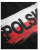Koszulka patriotyczna POLSKA czarna - biało-czerwony nadruk | Print Majster