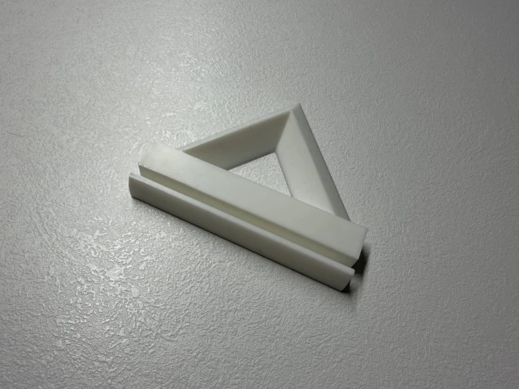 Prezenter NFC  z kodem QR - Google1 - plexi, druk UV, podstawka 3D PLA | Print Majster