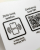 Prezenter NFC  z kodem QR - Google1 - plexi, druk UV, podstawka 3D PLA | Print Majster
