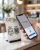 Prezenter NFC  z kodem QR - Google1 - plexi, druk UV, podstawka 3D PLA | Print Majster